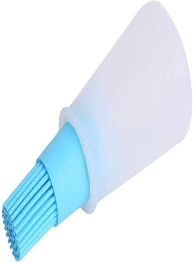 HOMAVA Silicone Cooking Oil Bottle with Basting Brush, 11 X 5 CM, Multi Color - Image 2